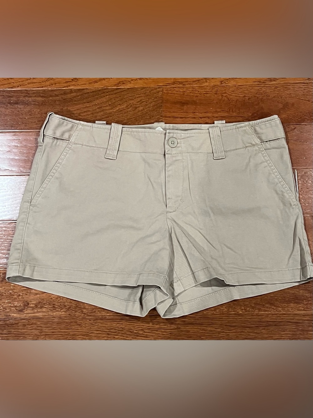 London Jean by Victoria’s Secret Women's Casual Stretch Shorts - Khaki